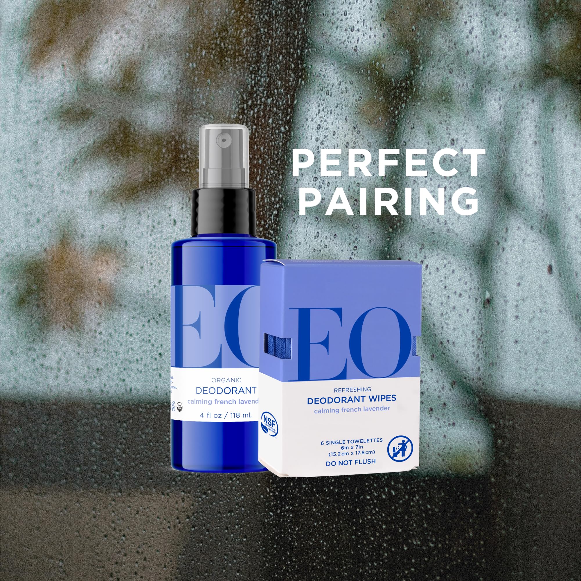 EO wipes provide skin-moisturizing glycerin during quick freshening sessions.