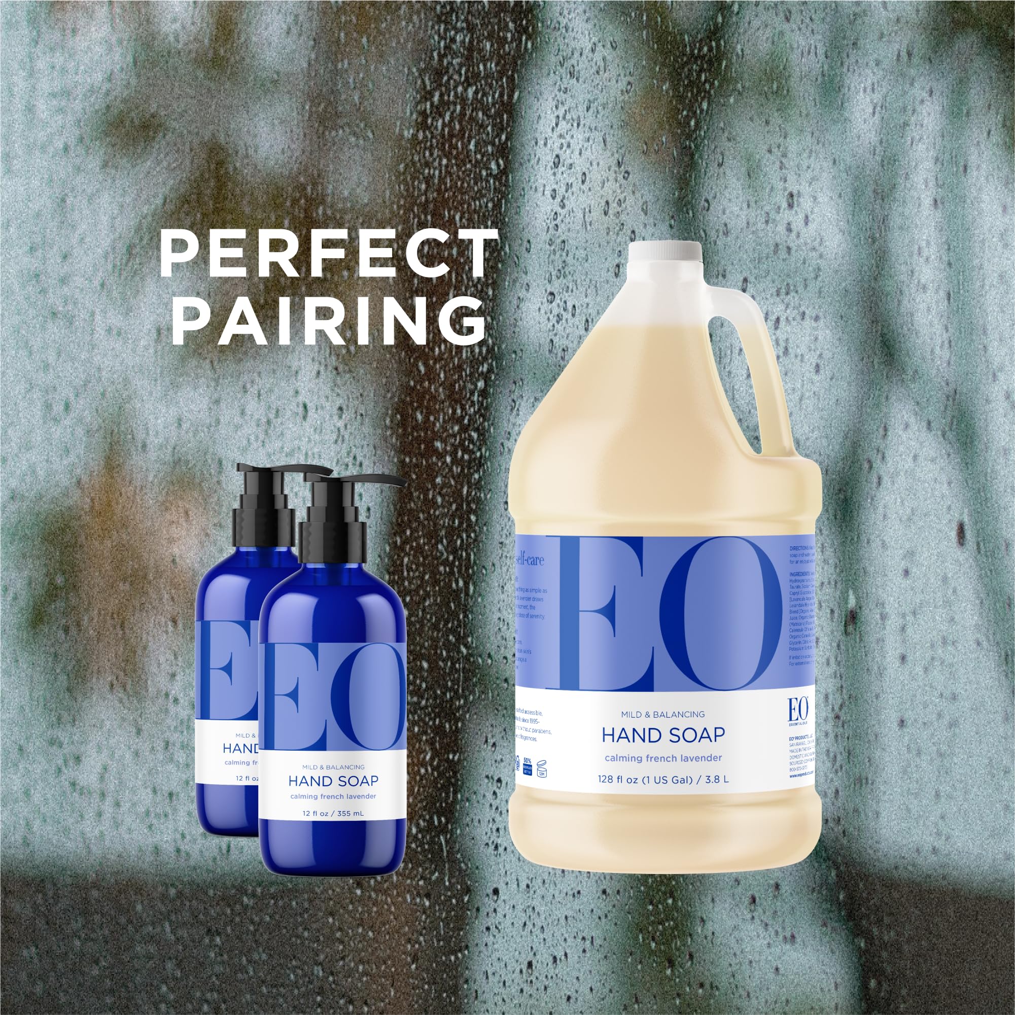 EO sustainable recyclable packaging highlights eco-friendly refill option