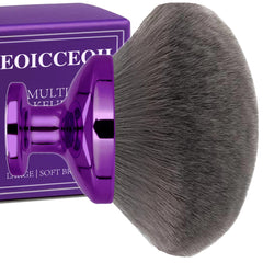 EOICCEOH purple-handle oversized kabuki for even body makeup application