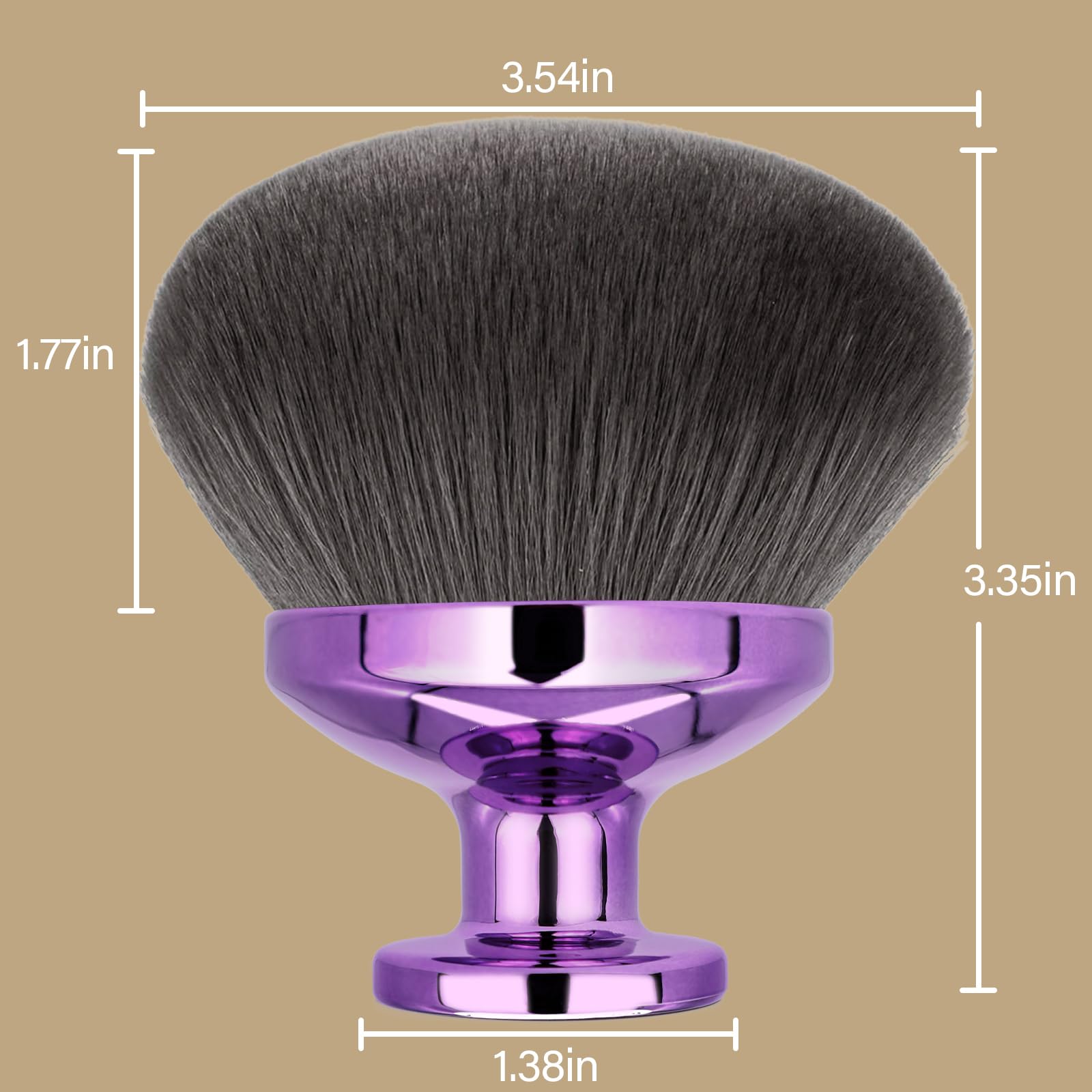 EOICCEOH travel-friendly brush for on-the-go makeup touch-ups