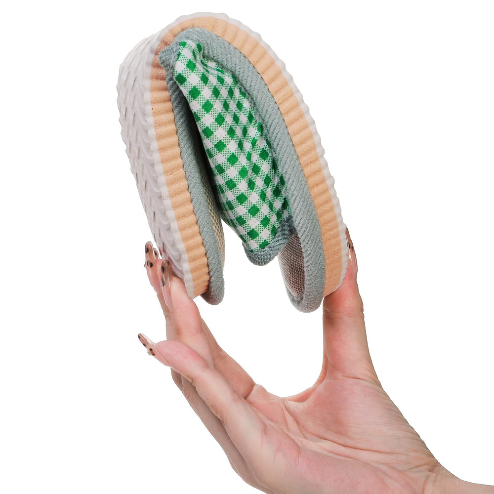 Eorbow open-toe indoor slippers for breathable guest comfort.