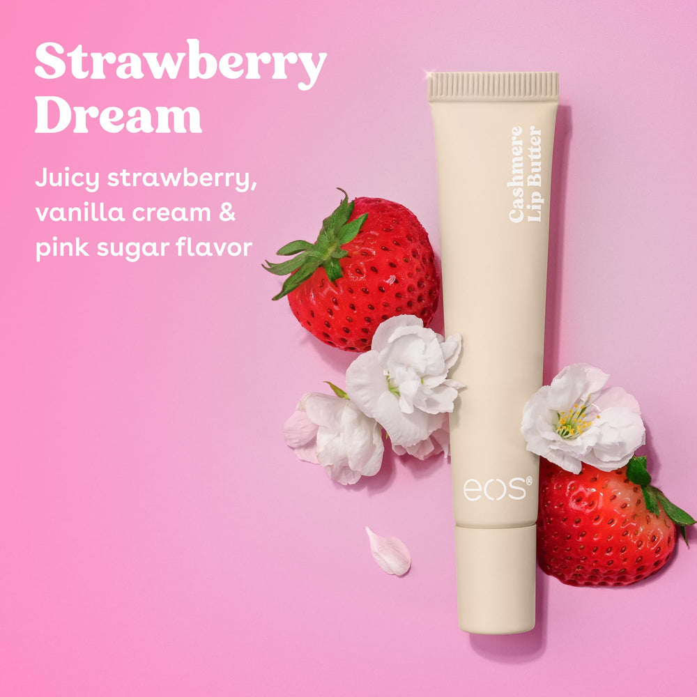 eos open twist-top showing smooth balm for quick application