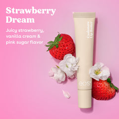 eos open twist-top showing smooth balm for quick application