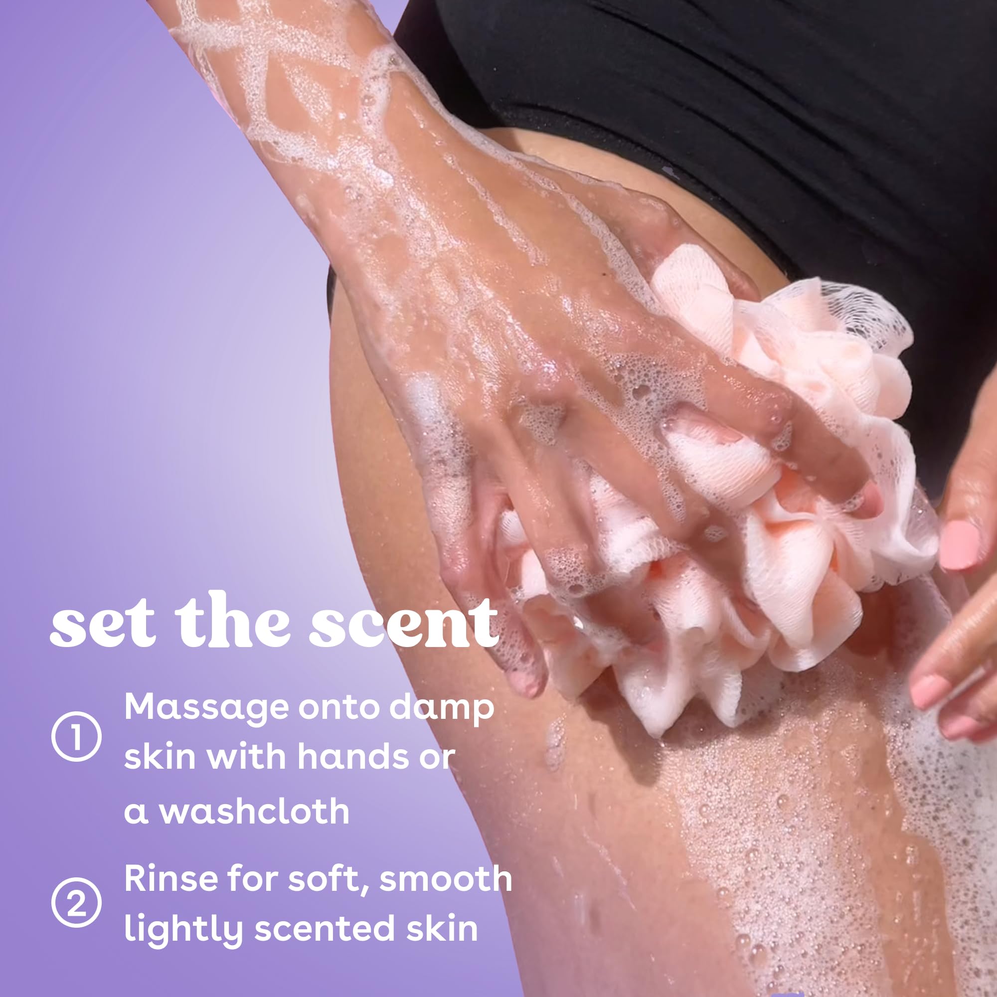 eos label close-up noting bikini area approval and skin-friendly pH