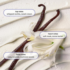 eos creamy gel texture on a spoon showcasing nourishing, non-stripping feel