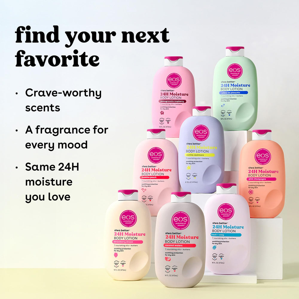 eos bottle in cozy lifestyle setting evoking warm vanilla-cashmere aroma