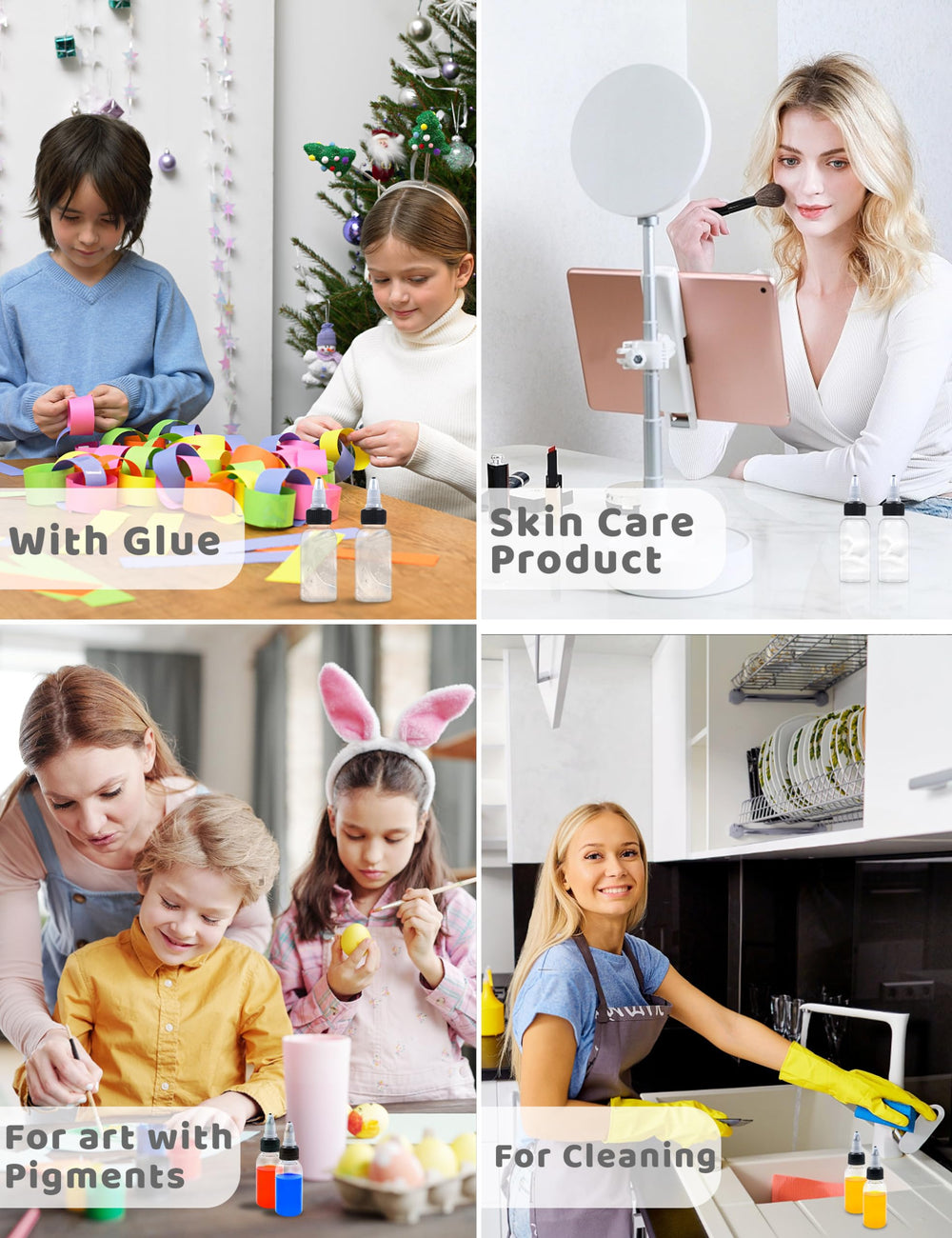 EOSAU multi-purpose liquid bottles for sauces paints or glues in daily tasks