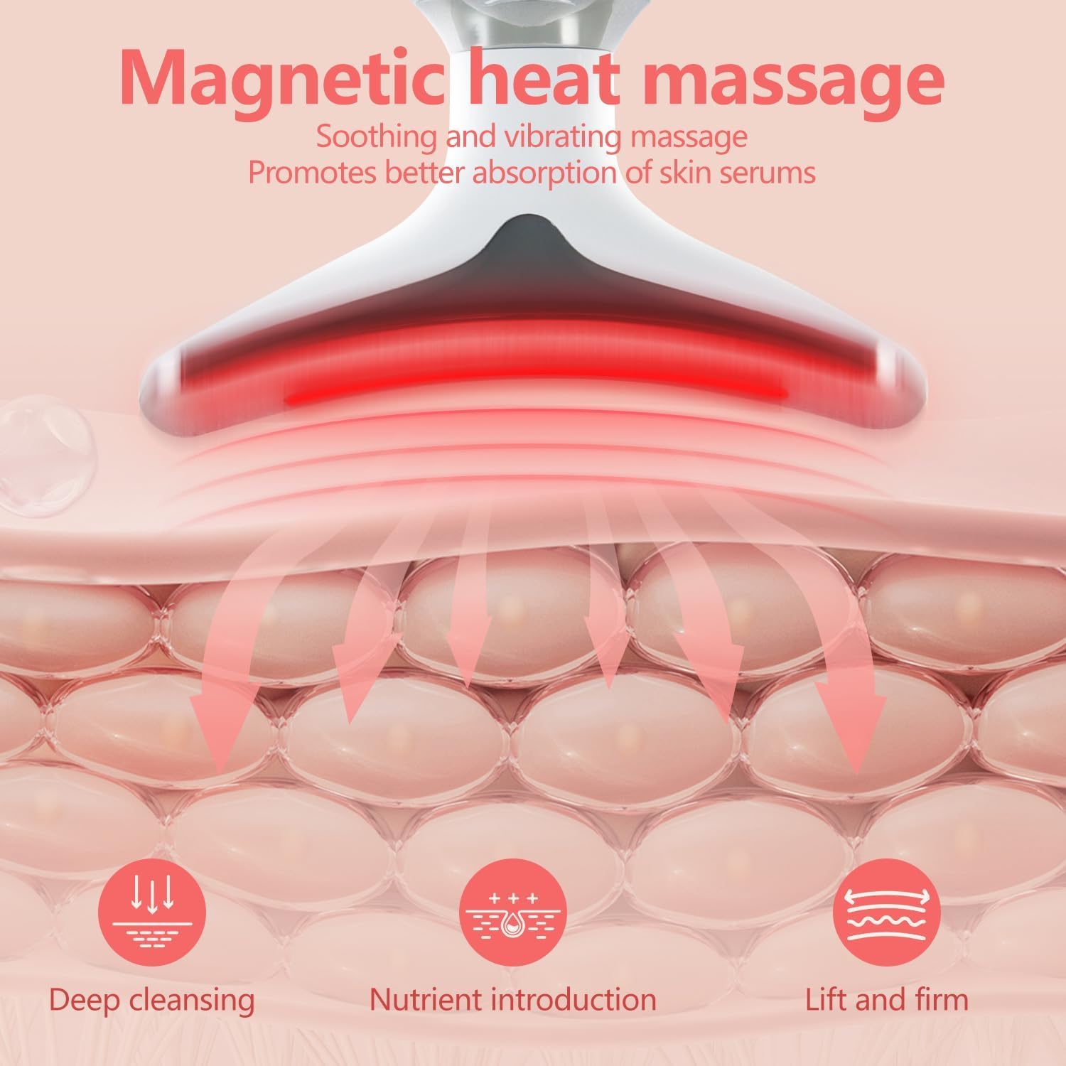 EOSVAP face massage tool with heat therapy for comfortable use.