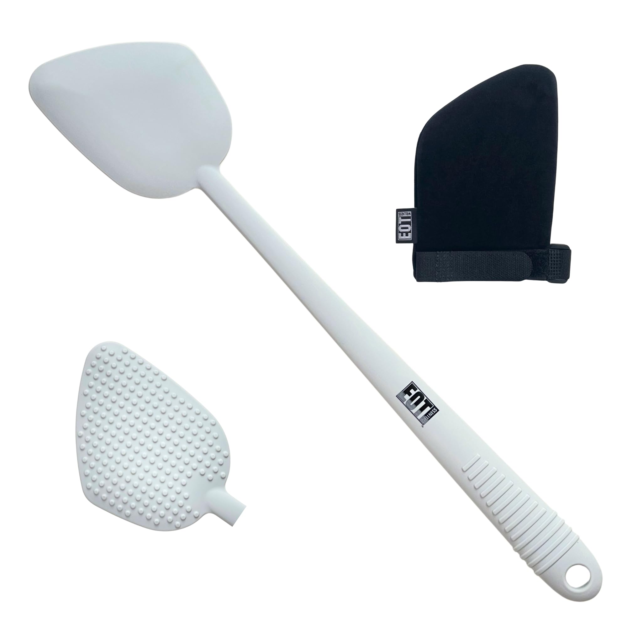 EOT Wellness front view showing applicator and mitt for effortless reach