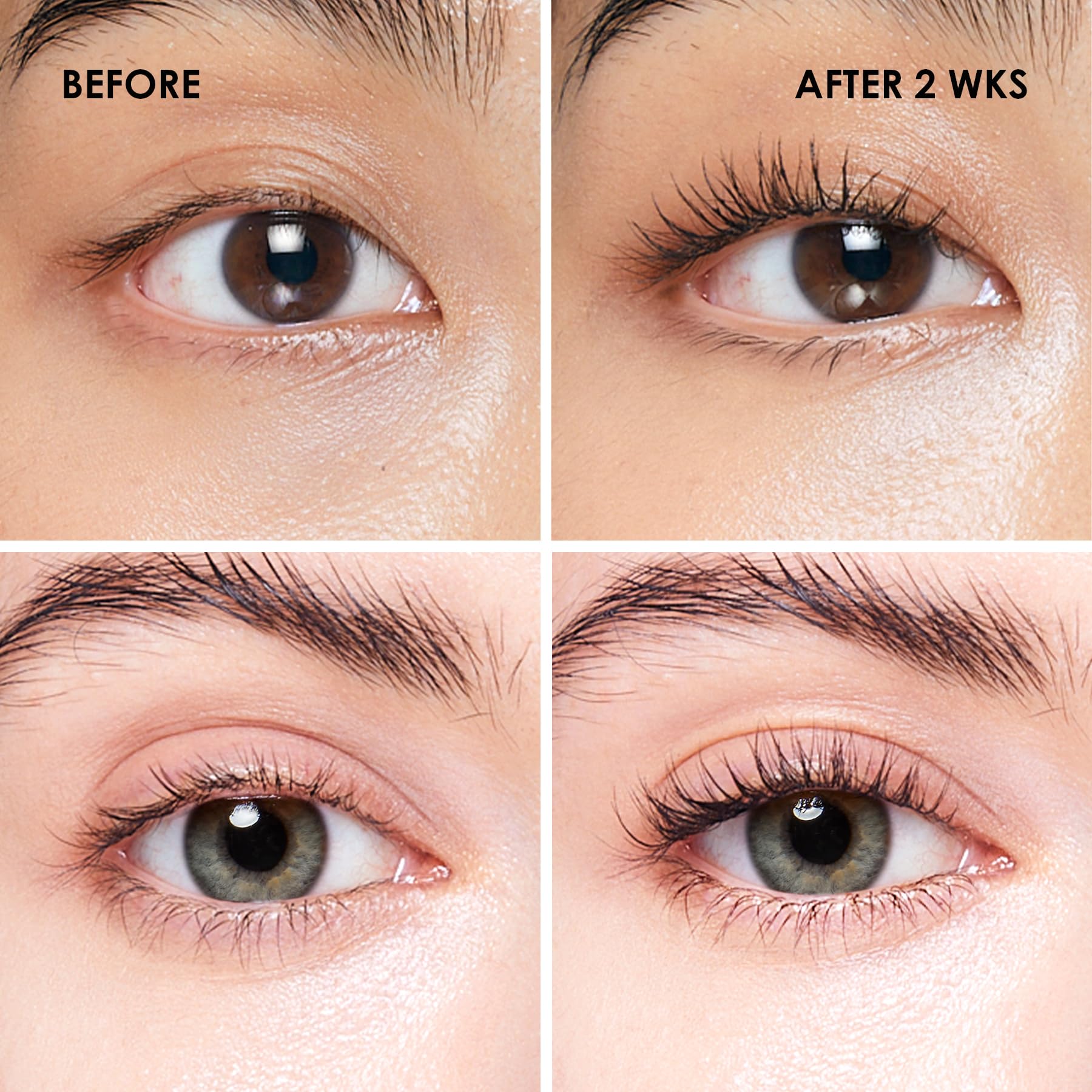 EPAIS precise root application with ball-tip brush delivers gentle lash care