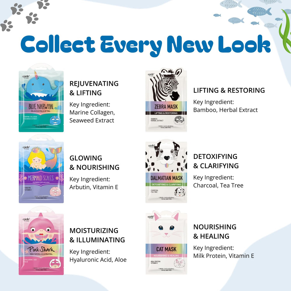 Epielle Cat Mask nourishes dull skin with milk protein and vitamin E