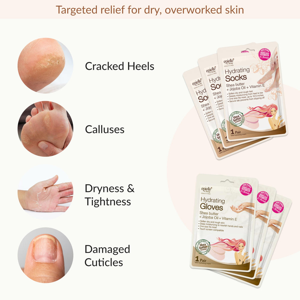 Epielle cooling therapy fridge-use shows refreshing hydration for hands and feet.