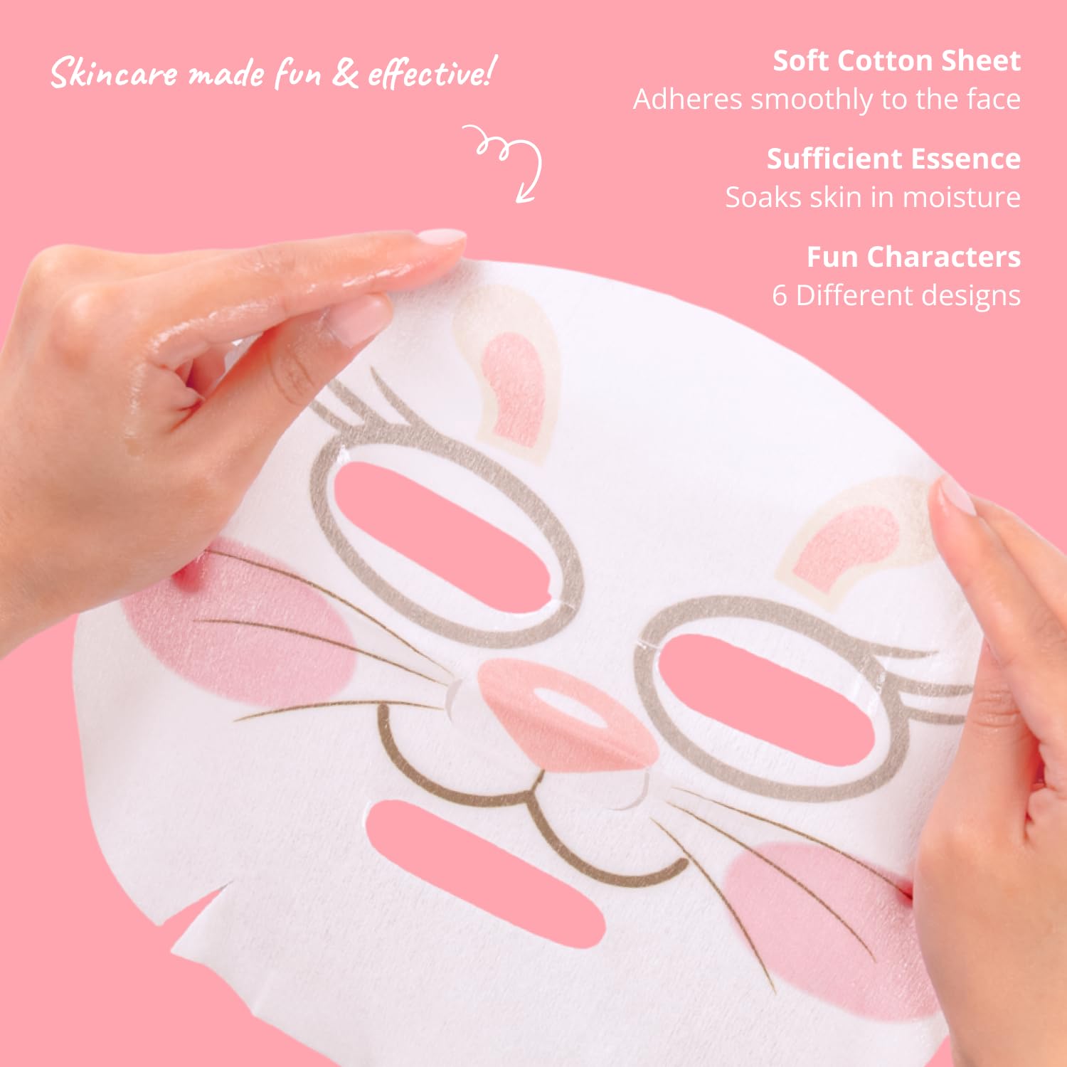 Epielle fuzzy friends tiger mask offers hydrating, energizing care