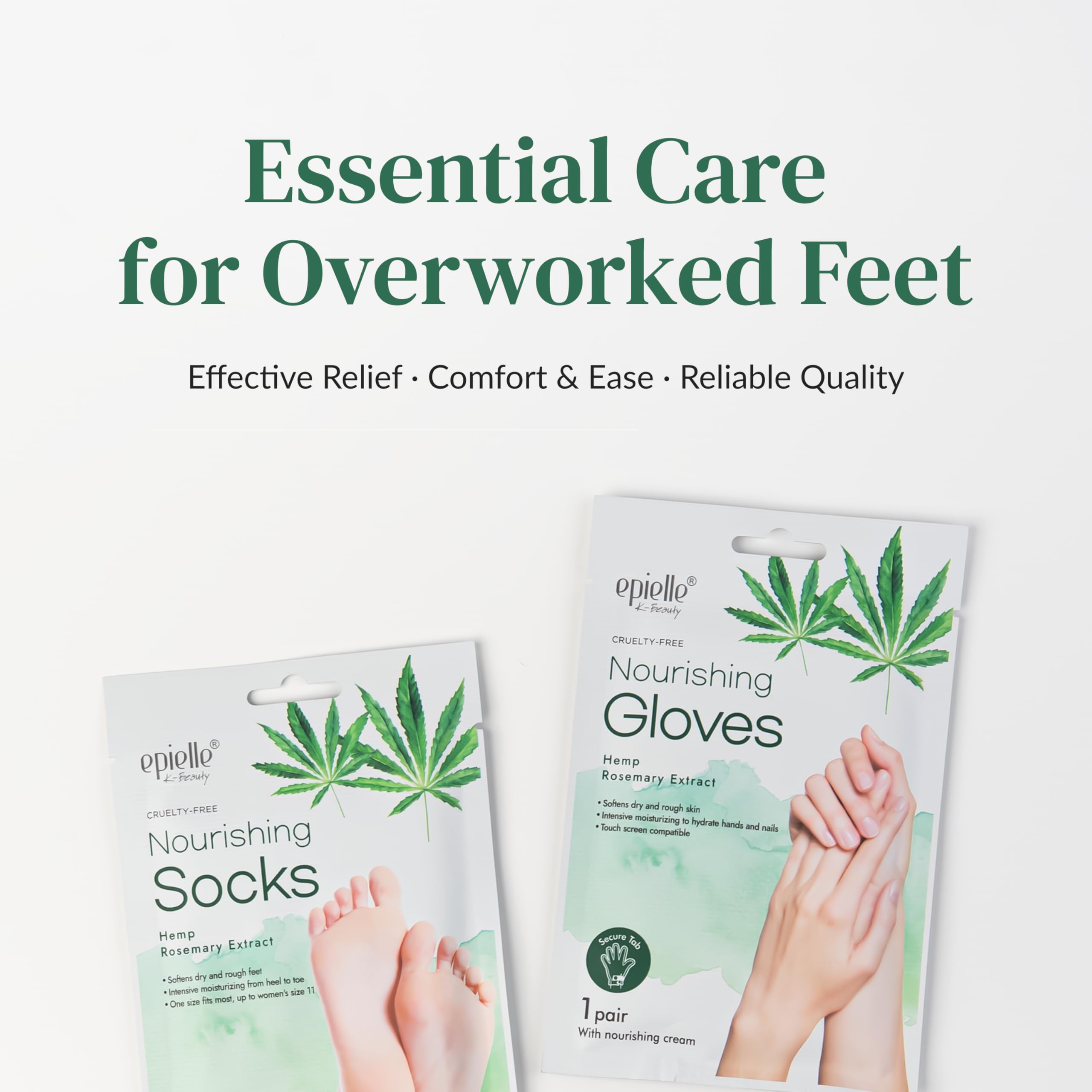 Epielle gift-pack display suggests thoughtful self-care for women.