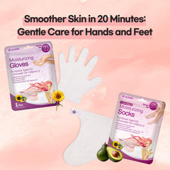 Epielle hand mask avocado oil detail highlights nourishing components