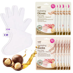 Epielle hydrating foot sock pack ready for pampering, boosts moisture for soft, comfortable feet.