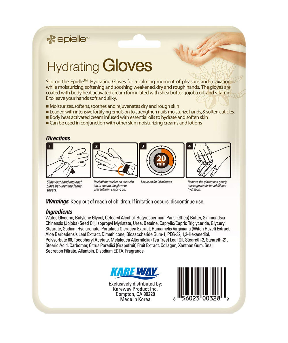 Epielle Hydrating Hand Mask gift-ready packaging ideal for stocking stuffers.