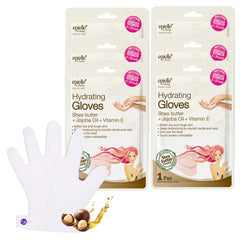 Epielle Hydrating Hand Mask packaging showcases a spa-ready kit for dry hands.