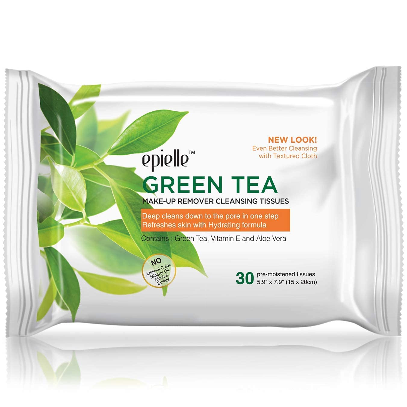 Epielle makeup remover wipes leave skin feeling fresh and clean after use