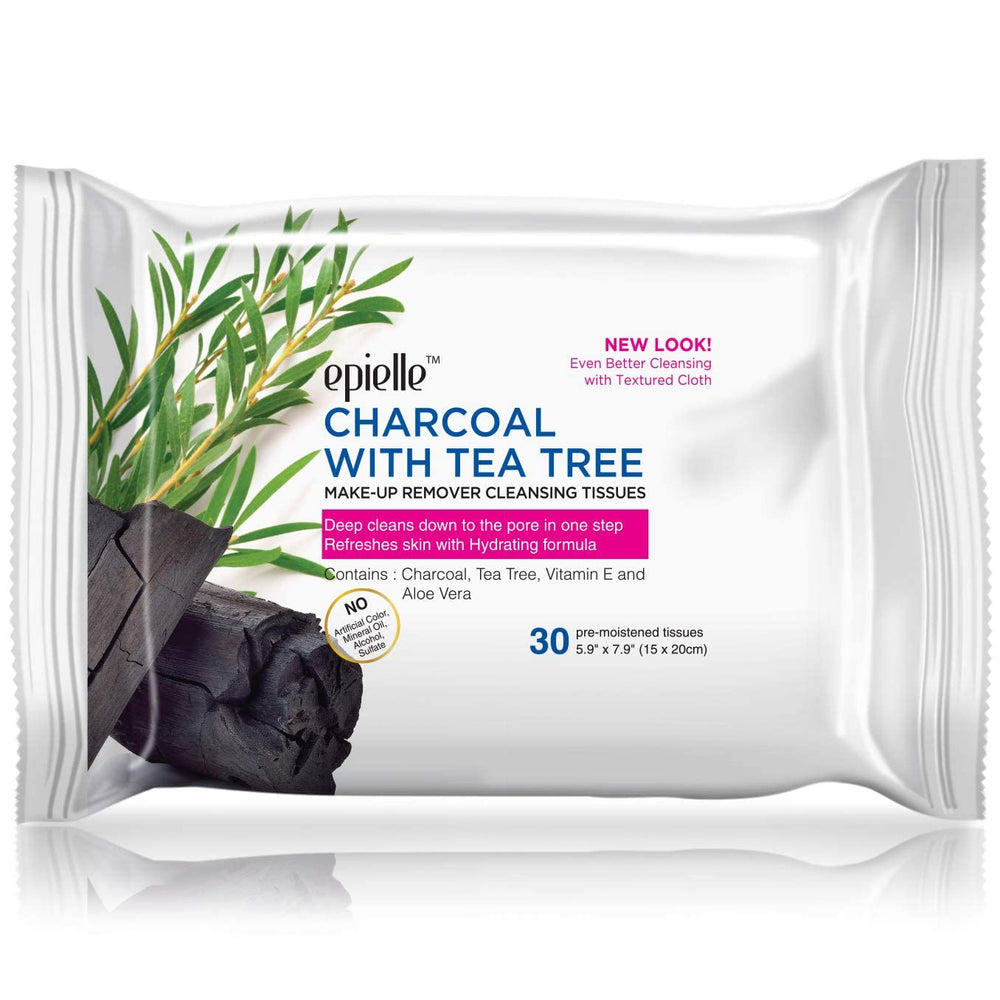 Epielle makeup remover wipes removing waterproof mascara with gentle fibers