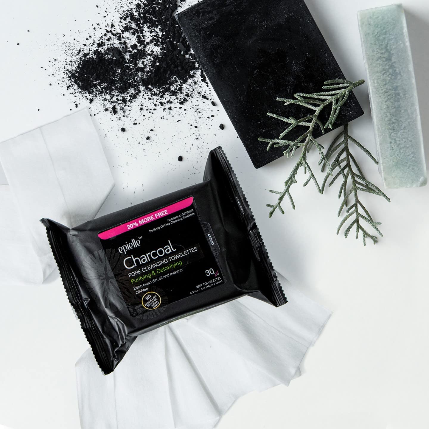 Epielle makeup remover wipes remove waterproof mascara without rubbing