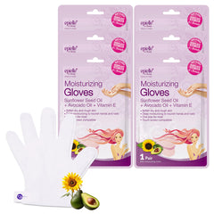 Epielle Moisturizing Hand Mask packaging shows six-pair kit for at-home spa