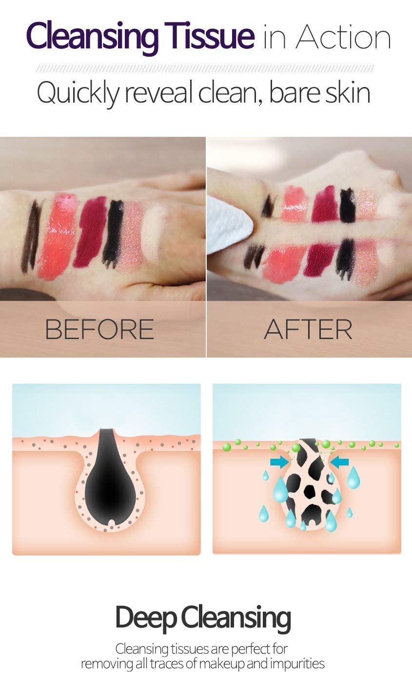 Epielle travel six pack display image for on the go cleansing