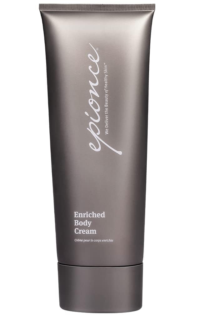 Epionce Enriched Body Cream tube providing deep hydration for very dry skin.