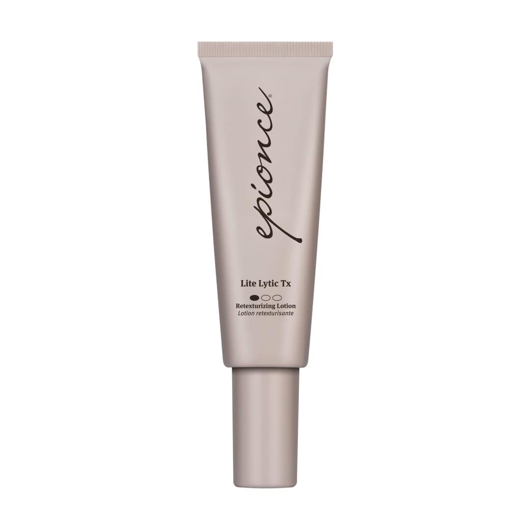 Epionce Lite Lytic Tx bottle close-up for gentle pore cleansing.