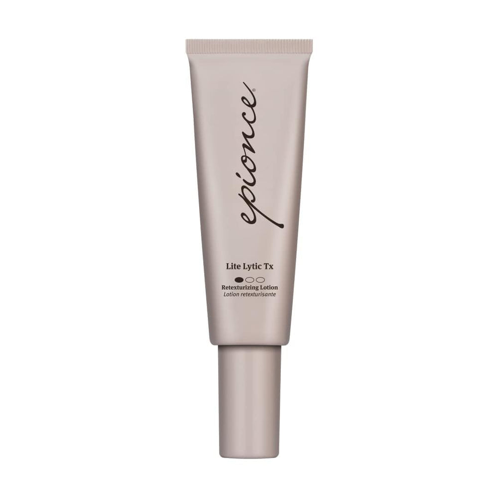 Epionce Lite Lytic Tx bottle close-up for gentle pore cleansing.