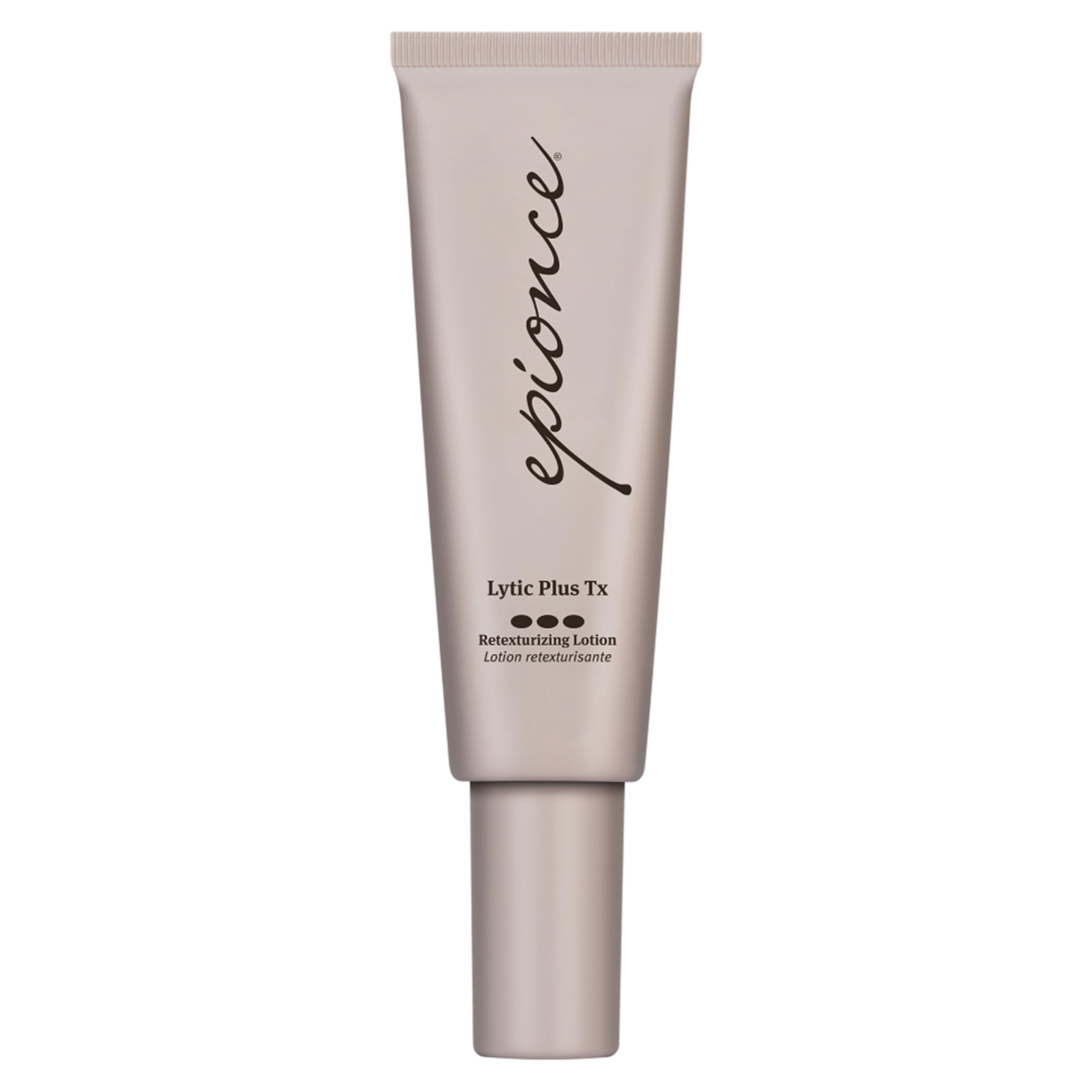 Epionce Lytic Plus Tx bottle front for pore cleansing and texture refinement