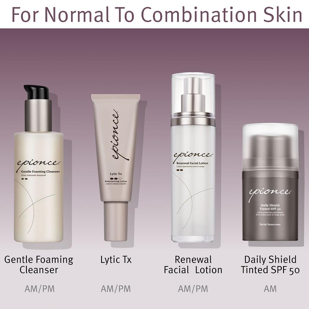 Epionce Lytic Tx texture improvement on skin over time