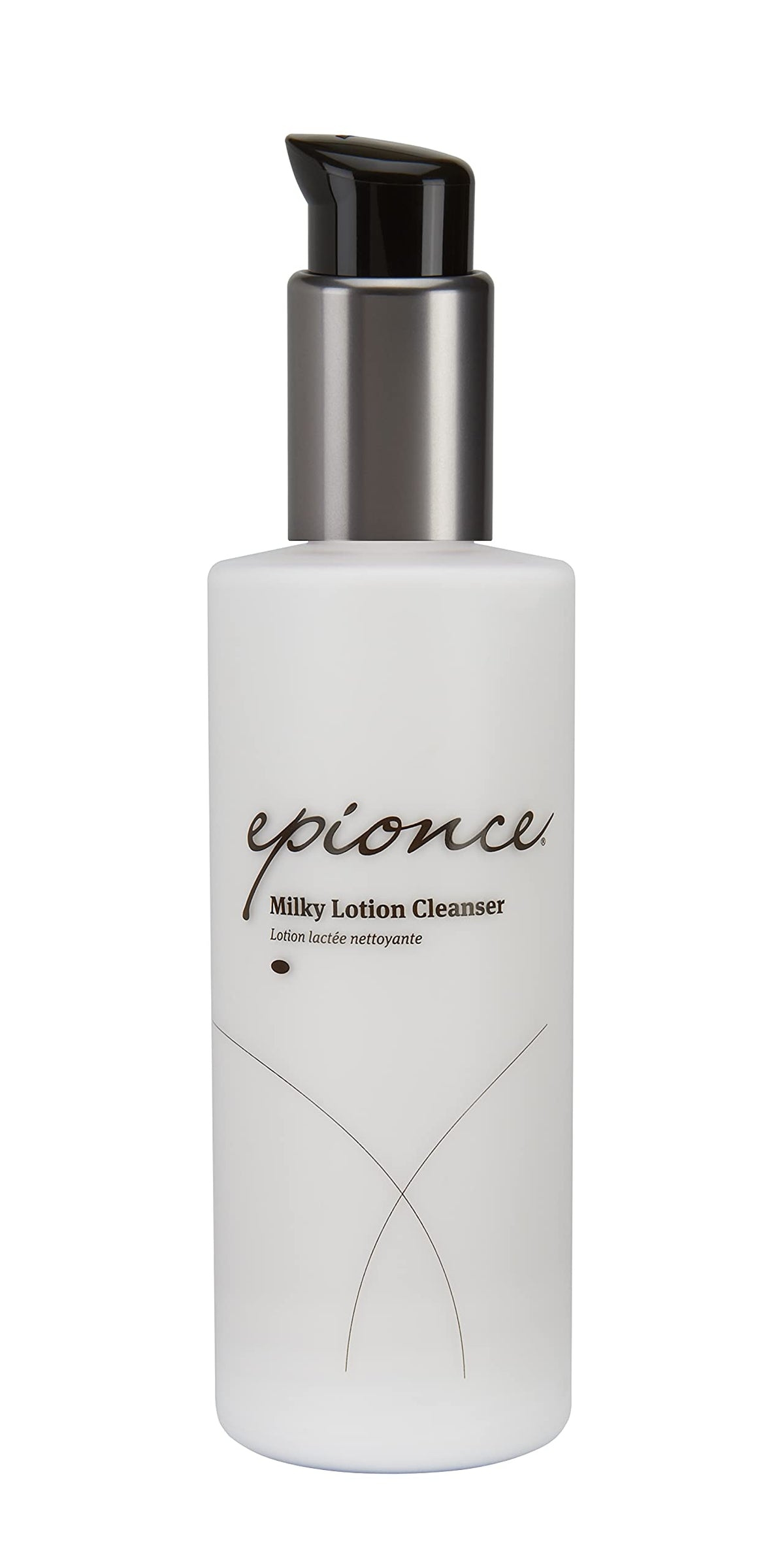 Epionce Milky Lotion Cleanser bottle highlighting hydrating formula for dry skin