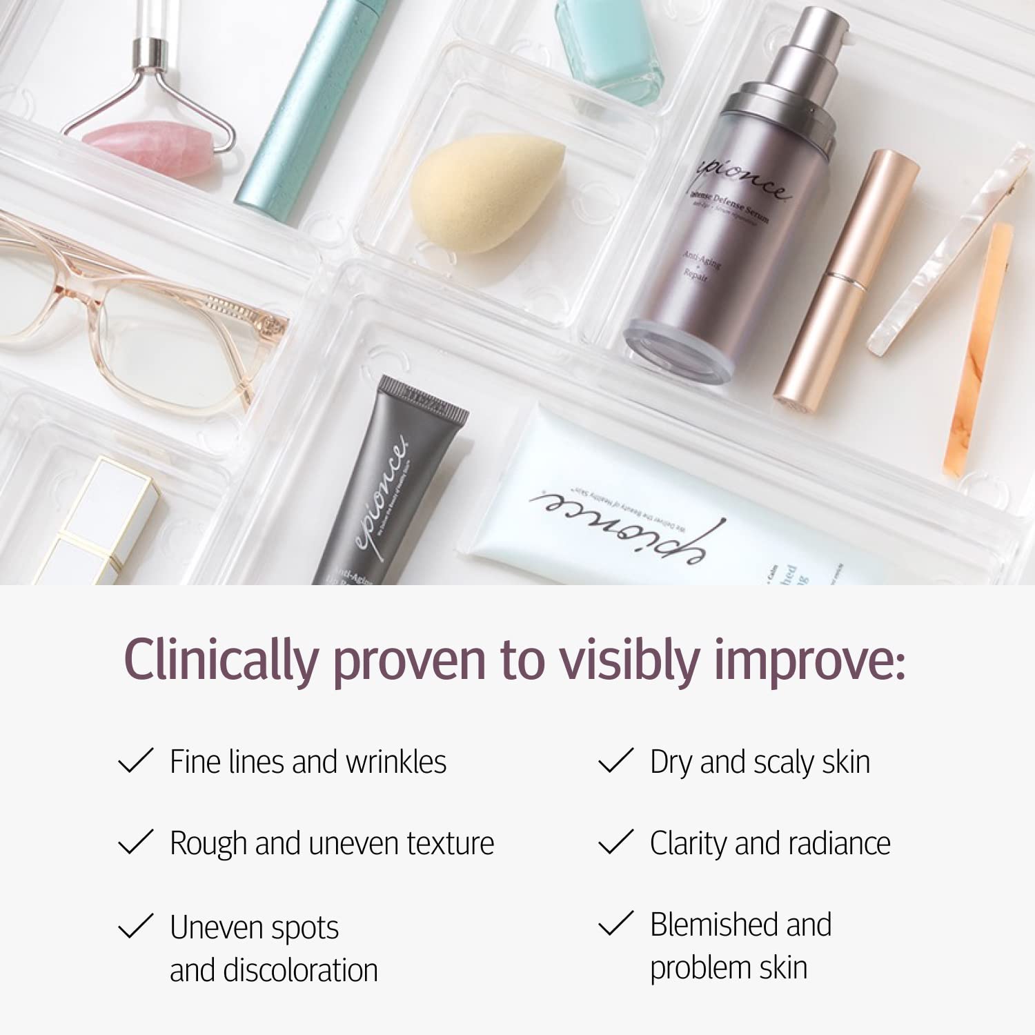 Epionce Milky Lotion Cleanser makeup removal scene for effortless daily routine