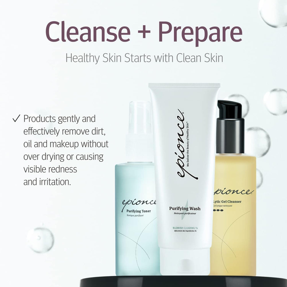 Epionce Purifying Toner menthol cooling provides a refreshing sensation.