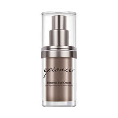 Epionce Renewal Eye Cream tube close-up highlighting hydration-ready formula.