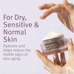 Epionce Renewal Facial Cream cream spread demonstrates silky texture for smooth, hydrated skin