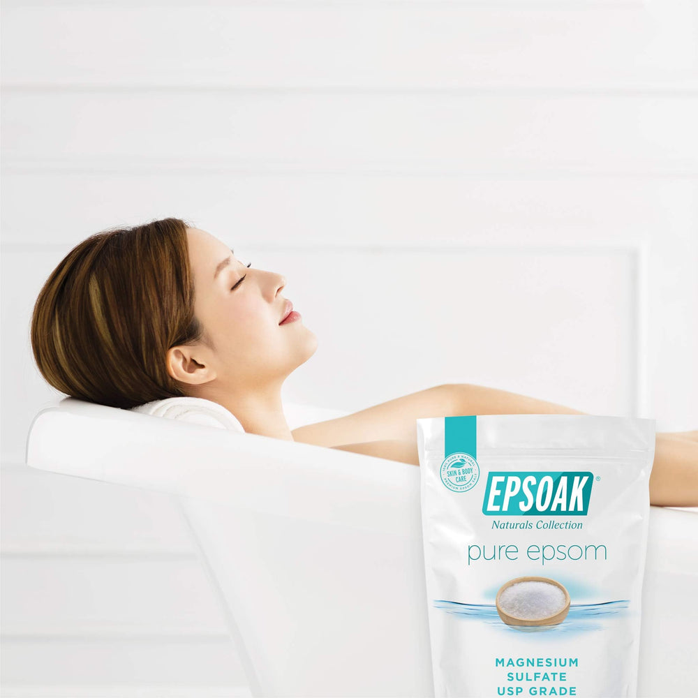 Epsoak bath-foot spa solution ready for quick, relaxing soaks at home