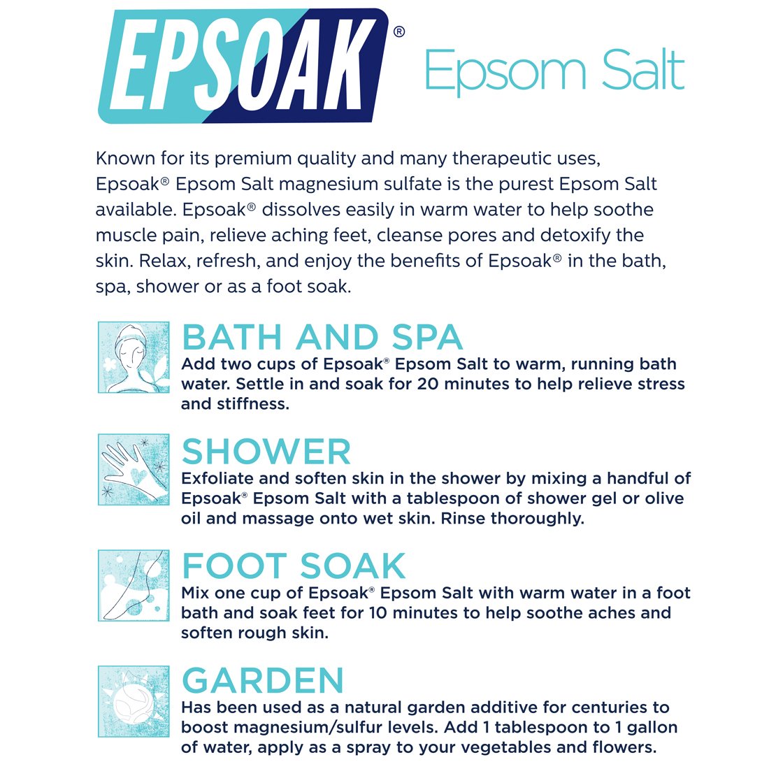 Epsoak foot soak setup demonstrating a relaxing home spa routine