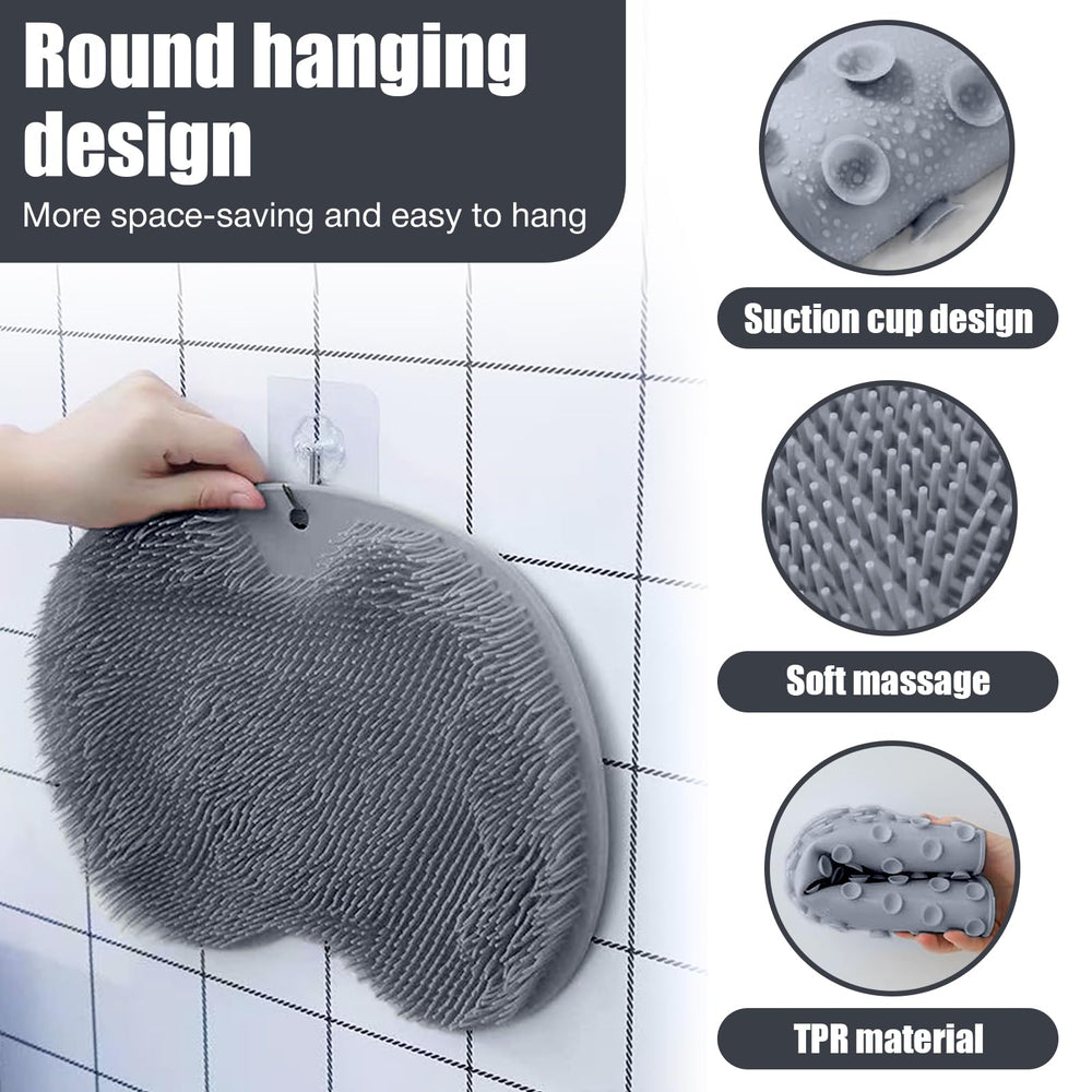 Eptchn CleanFootFlex anti-slip suction cups hold mat securely