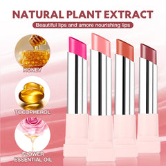 Eptchn tinted lip balm sheer pink swatch delivering buildable color