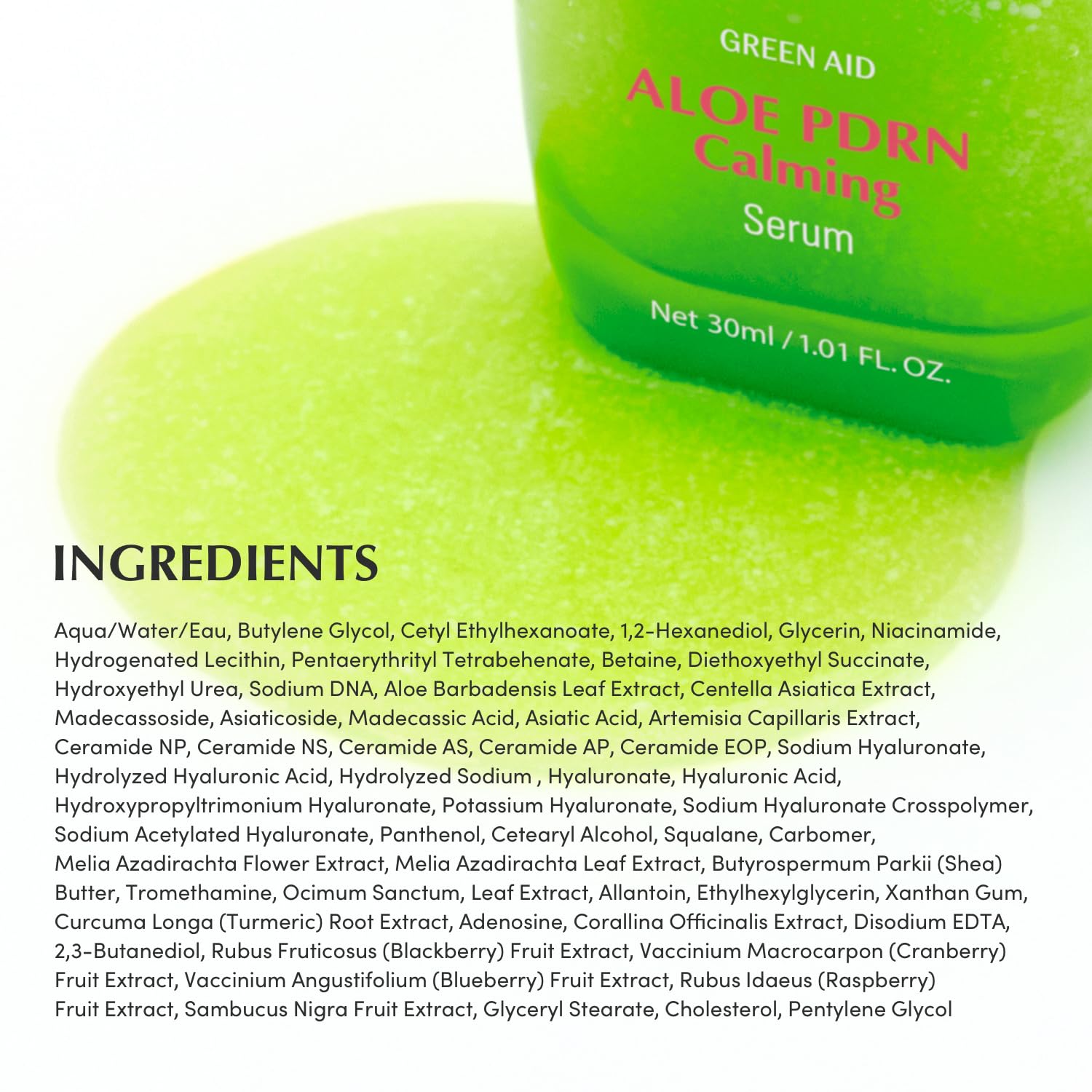 EQQUALBERRY Aloe PDRN travel-size bottle ready for on-the-go hydration.