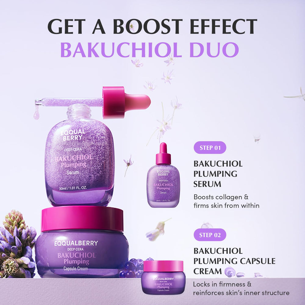 EQQUALBERRY serum finish showing even texture and pore refinement.