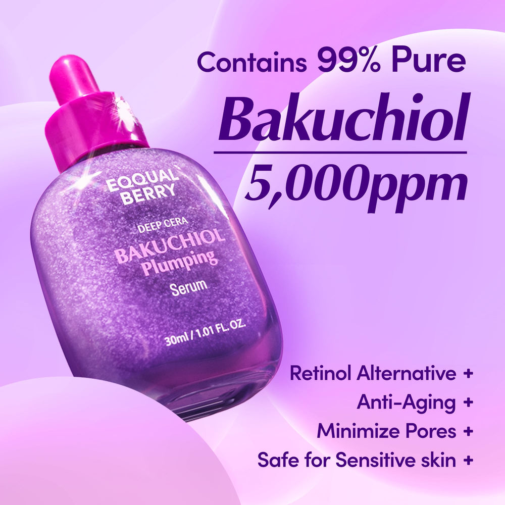 EQQUALBERRY serum texture being applied for quick hydration.