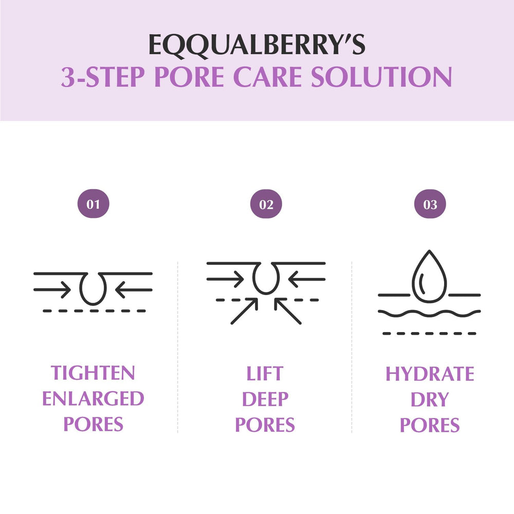 EQQUALBERRY Purple PDRN Serum texture swatch ready for application