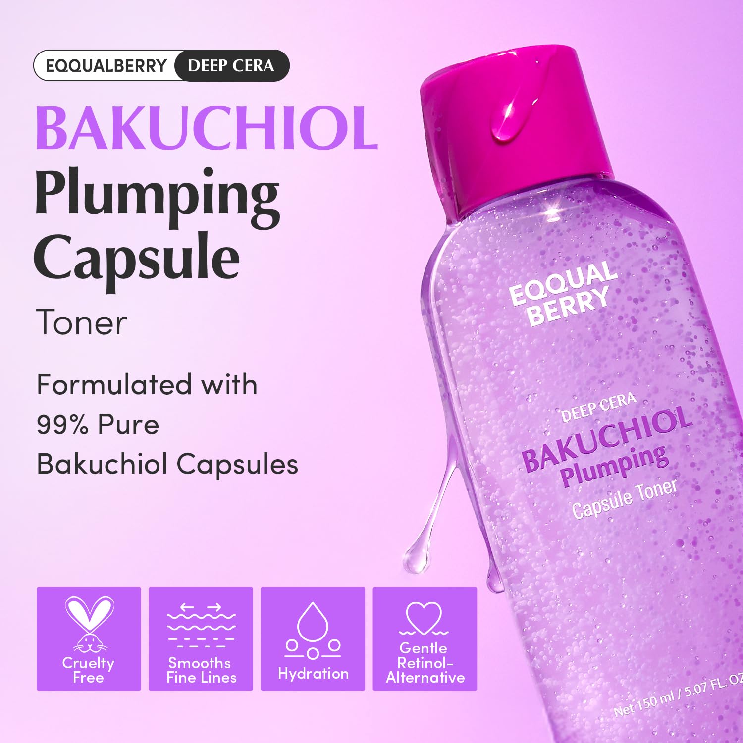 EQQUALBERRY ten-molecular-weight hyaluronic acid matrix image showing deep hydration potential