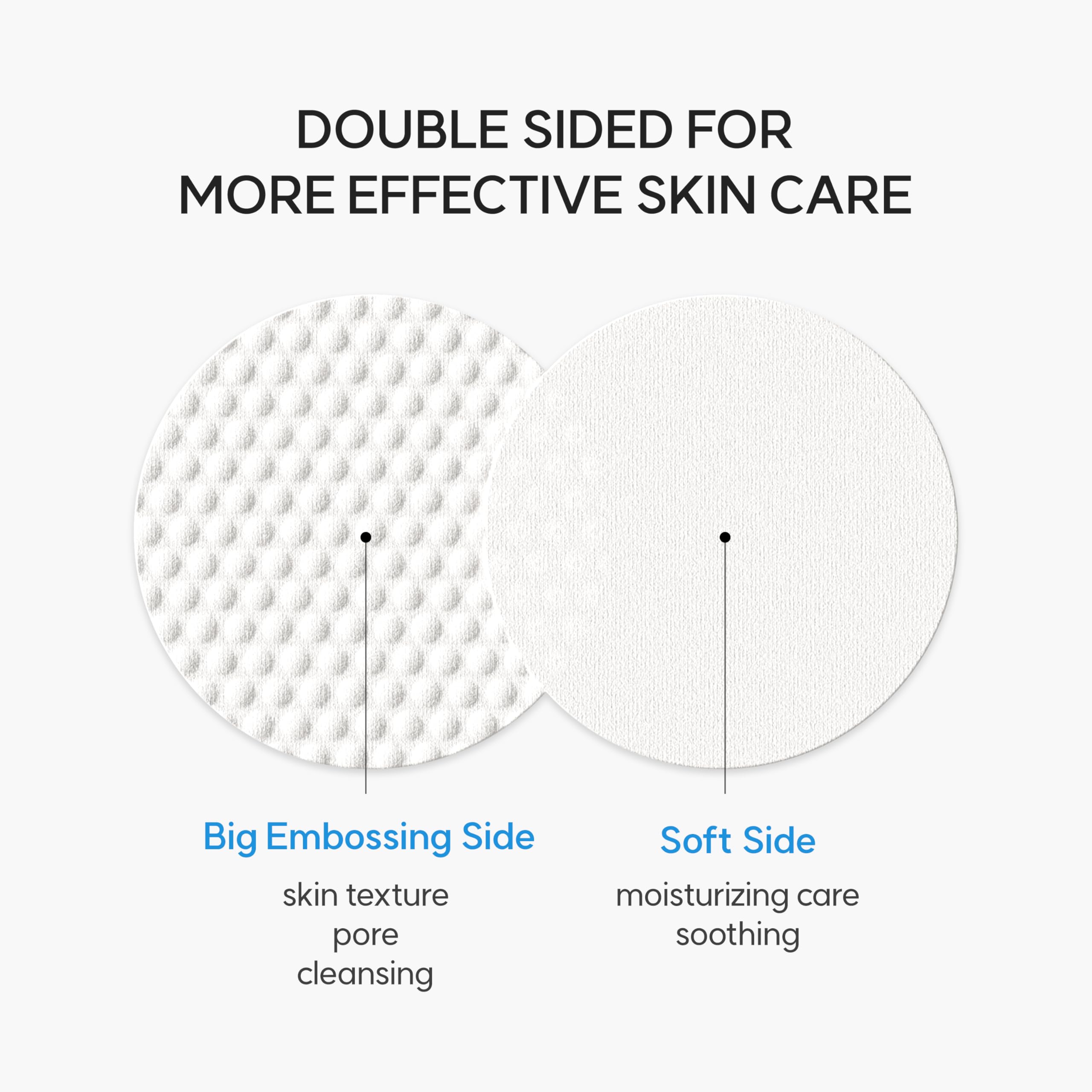 eqqualberry Swimming Pool Toner Pads hyaluronic acid complex image suggests deep hydration.