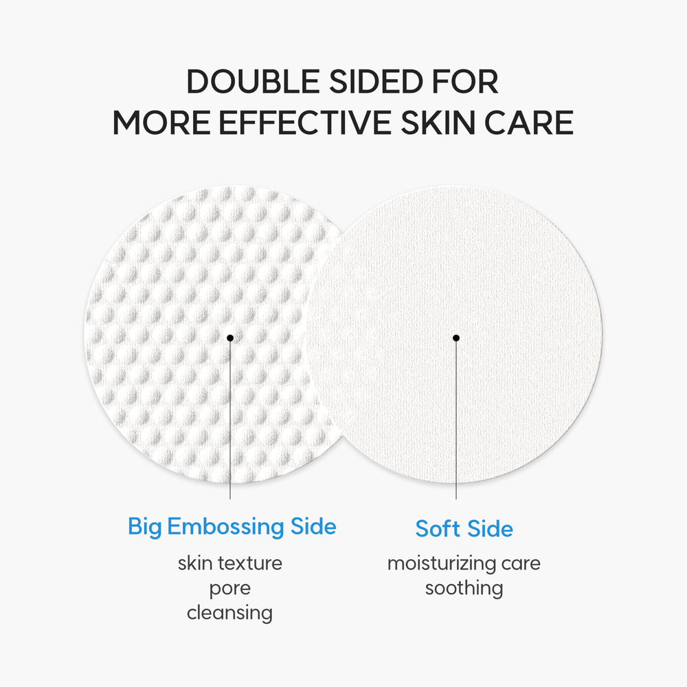 eqqualberry Swimming Pool Toner Pads hyaluronic acid complex image suggests deep hydration.