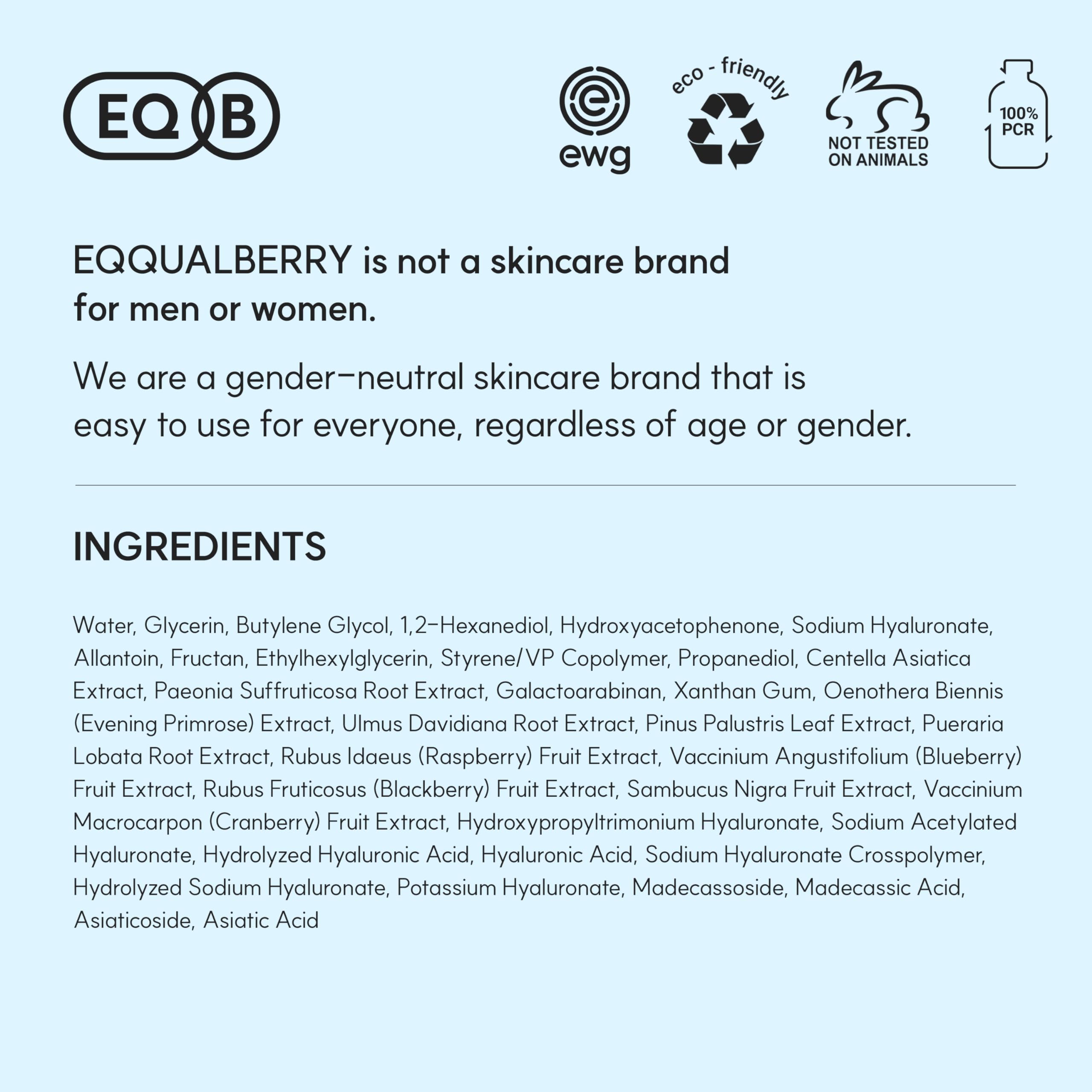 eqqualberry Swimming Pool Toner Pads mini-sheet-masque use illustrates 10-15 minute boost.