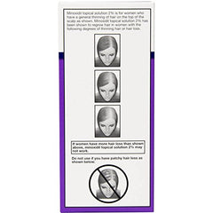 Equate minoxidil dropper close-up showing precise scalp application.